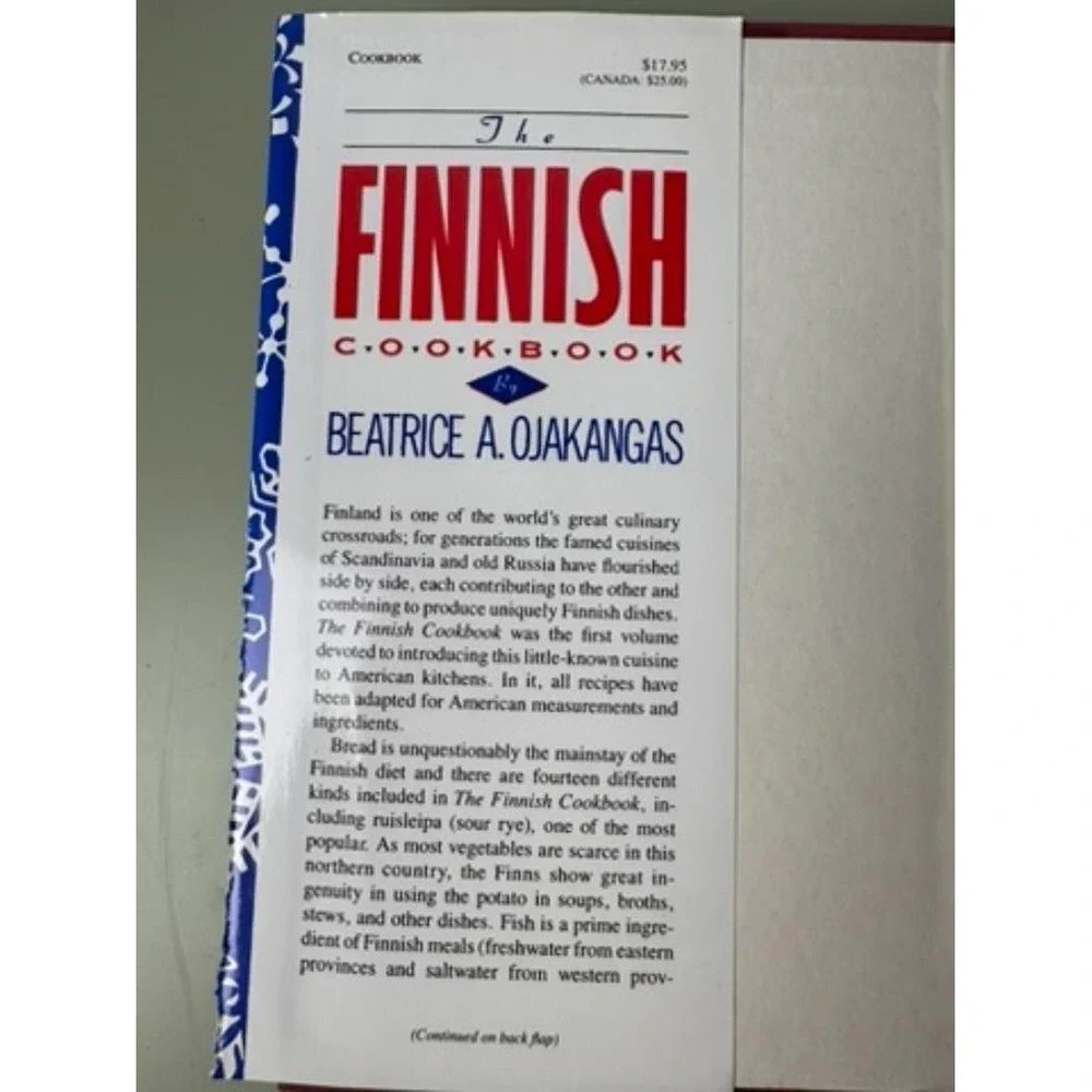 The‎ Finnish Cookbook Finland S Best-Selling Cookbook Adapted for USA Kitchens